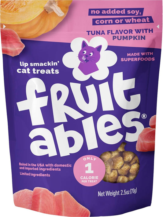 Crunchy Cat Treats | Healthy Cat Treats with Limited Ingredients | Low Calorie | 2.5 Ounces