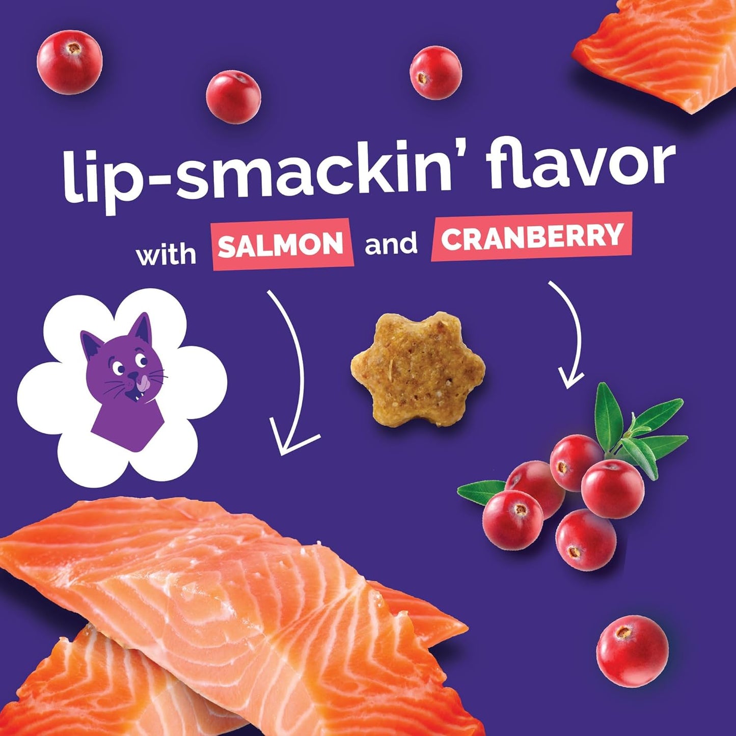 Crunchy Cat Treats | Healthy Cat Treats with Limited Ingredients | Low Calorie | 2.5 Ounces