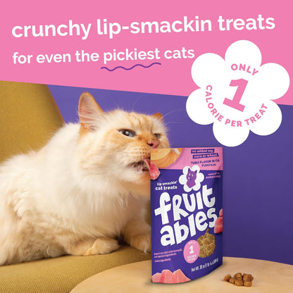 Crunchy Cat Treats | Healthy Cat Treats with Limited Ingredients | Low Calorie | 2.5 Ounces