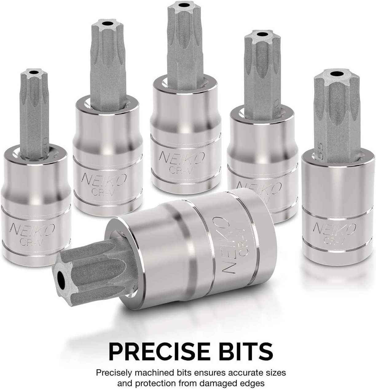 ® 10073A Tamper Proof Torx Bit Socket Set, T8 – T60, S2 Steel | 13-Piece Set